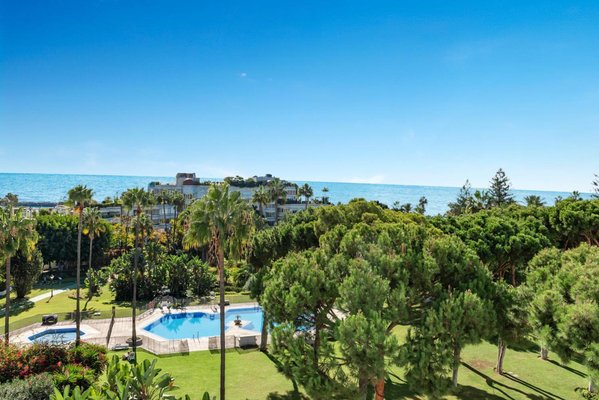 Vista Mar Y Piscina En Puerto Banus Apartment